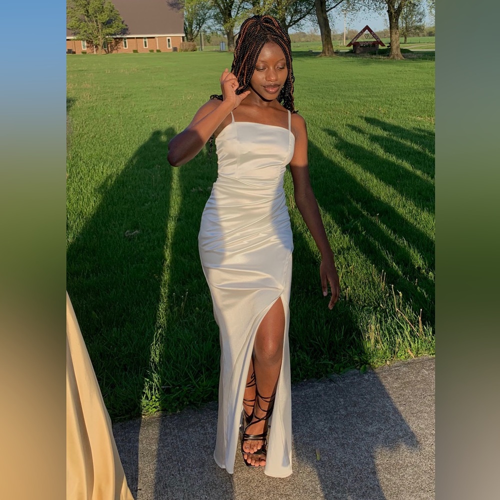 Nice white prom dress